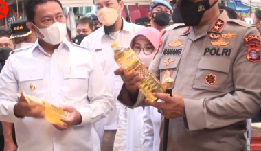 Kapolda Kalteng dan Vorkobimda pantau ketersediaan pangan di pasar - Antara News