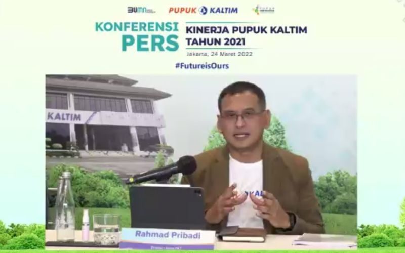 Pupuk Kaltim membukukan laba tahun 2021 sebesar Rp 6,17 triliun, tertinggi sepanjang sejarah